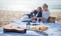 Spiaggia in primavera