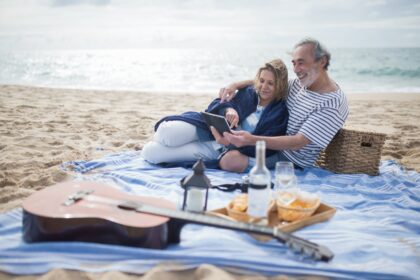 Spiaggia in primavera